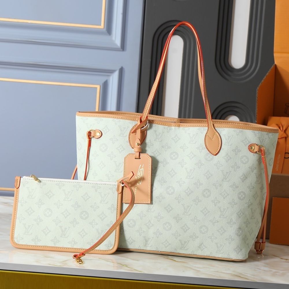 Louis Vuitton Neverfull MM Monogram Origine Green 31Cm
