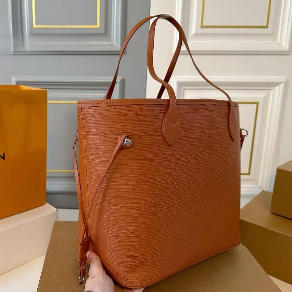 Louis Vuitton Neverfull MM Epi Leather Tan 31cm M25540