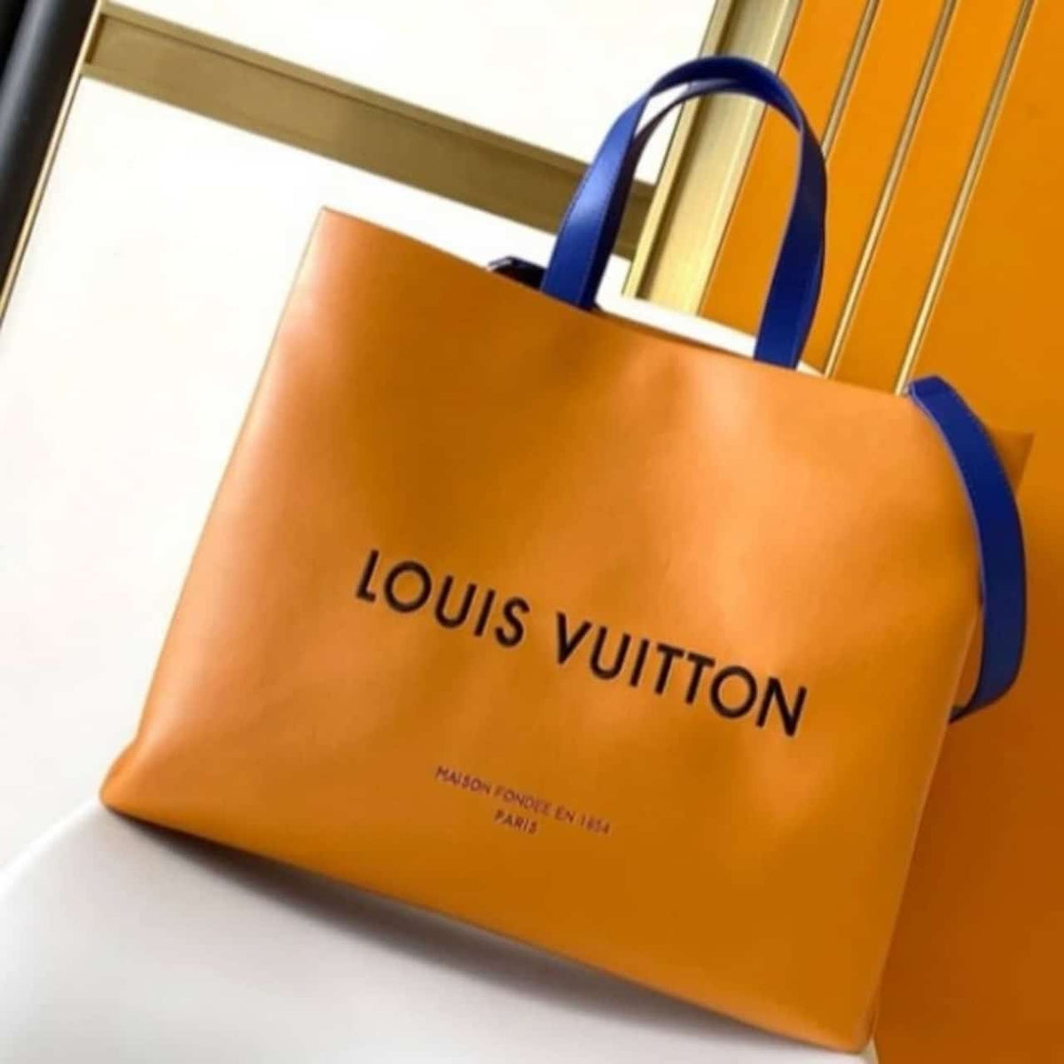 Mirror Quality – Louis Vuitton Shopper Tote MM Bag Safran 40Cm M24457