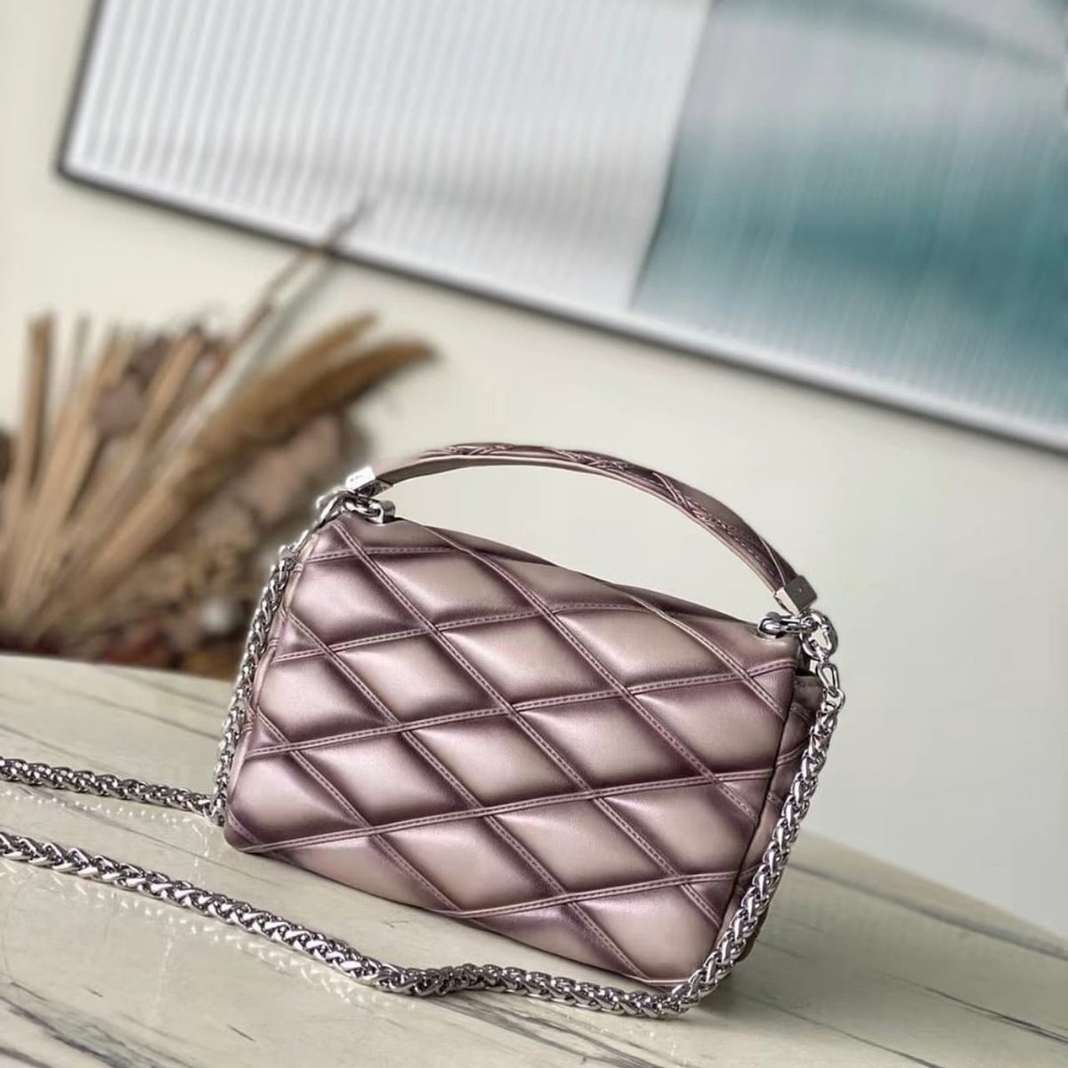 Mirror Quality – Louis Vuitton GO-14 MM Bag Taupe 23cm