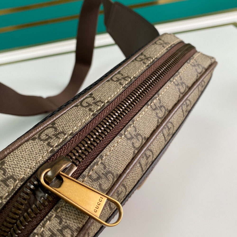 Mirror Quality – Gucci Ophidia Small Belt Bag Beige 24cm 574796 97SIT 8747