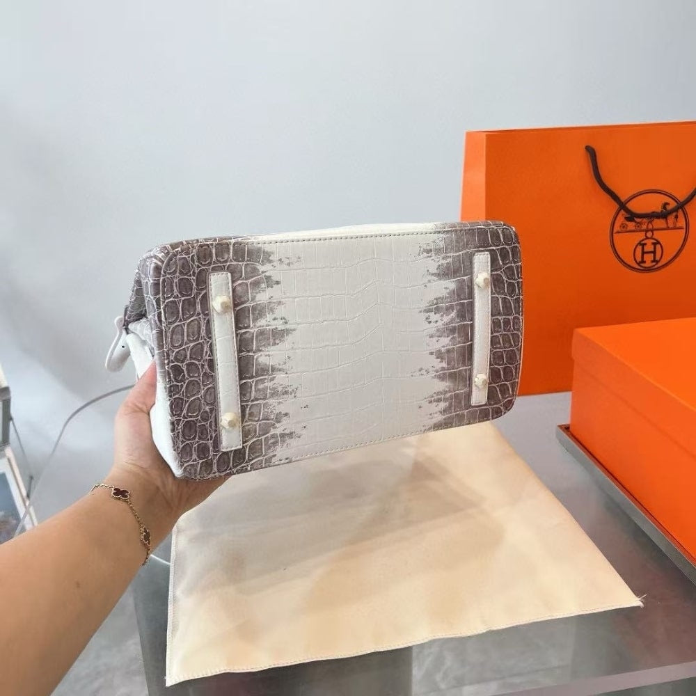 Hermès Birkin 25 Himalaya Blanc 25Cm