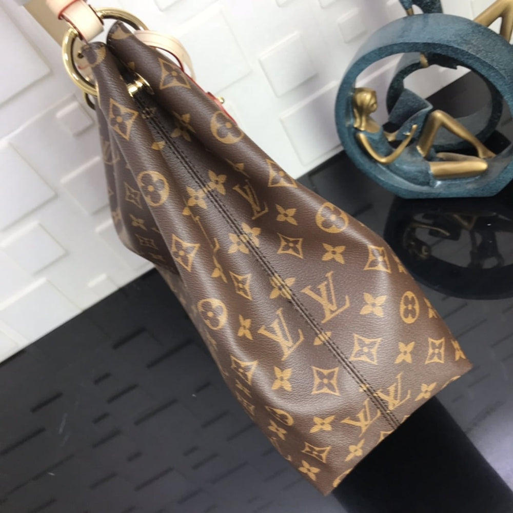 Mirror Quality – Louis Vuitton Graceful MM Monogram Canvas Beige 41Cm M43704