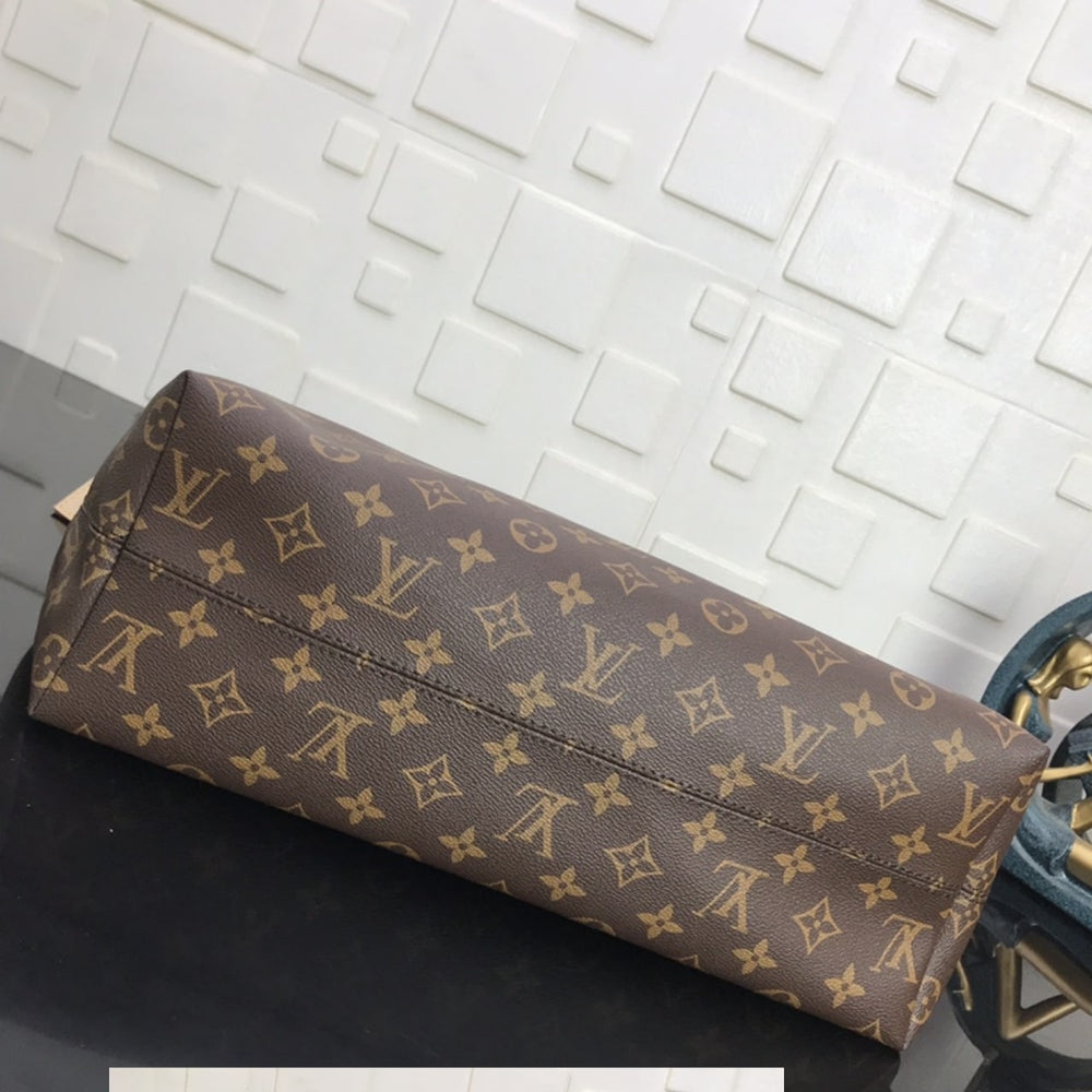 Mirror Quality – Louis Vuitton Graceful MM Monogram Canvas Beige 41Cm M43704