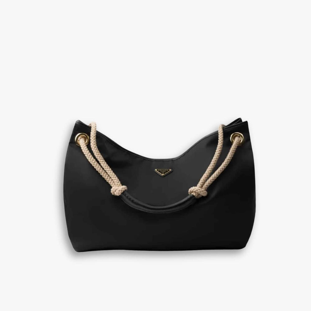 Prada Mariner Large Re Nylon Shoulder Bag Black 48Cm 1BC244 2HG8 F0002 V OOO