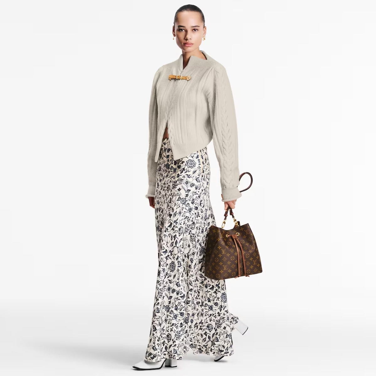 Mirror Quality – Louis Vuitton NéoNoé MM Bag Brown 26Cm M44887