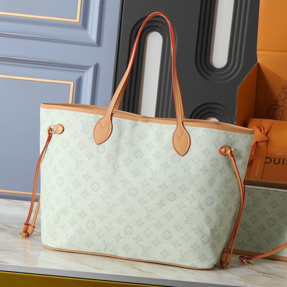 Louis Vuitton Neverfull MM Monogram Origine Green 31Cm