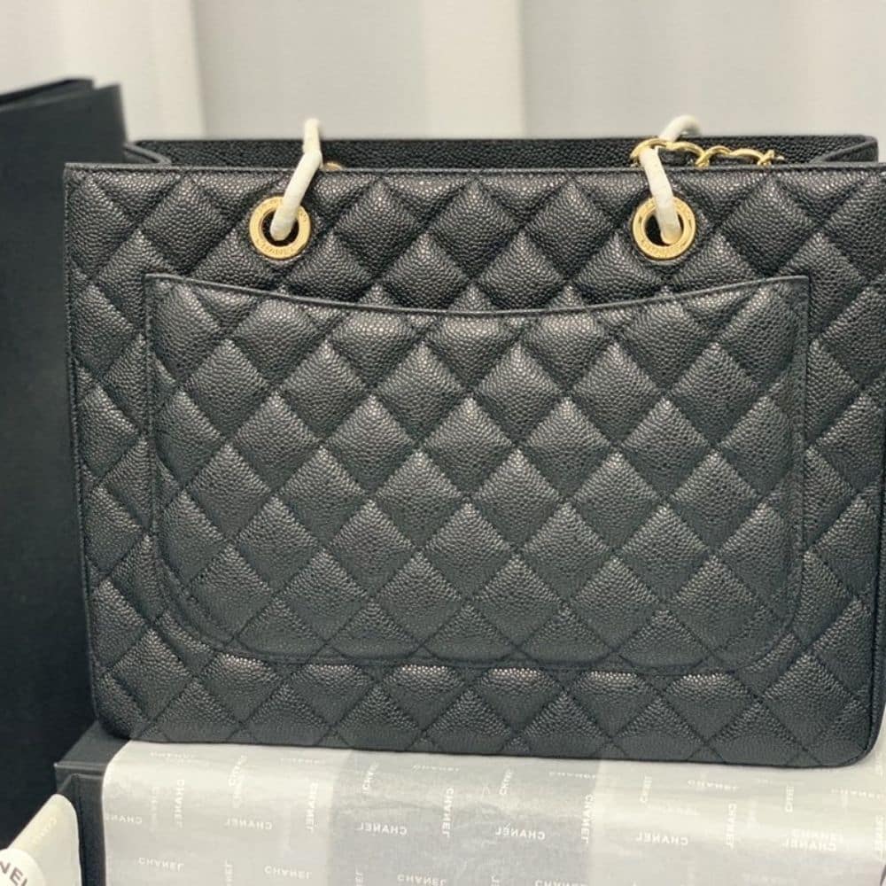 Chanel Grand Shopping Tote Black 33cm