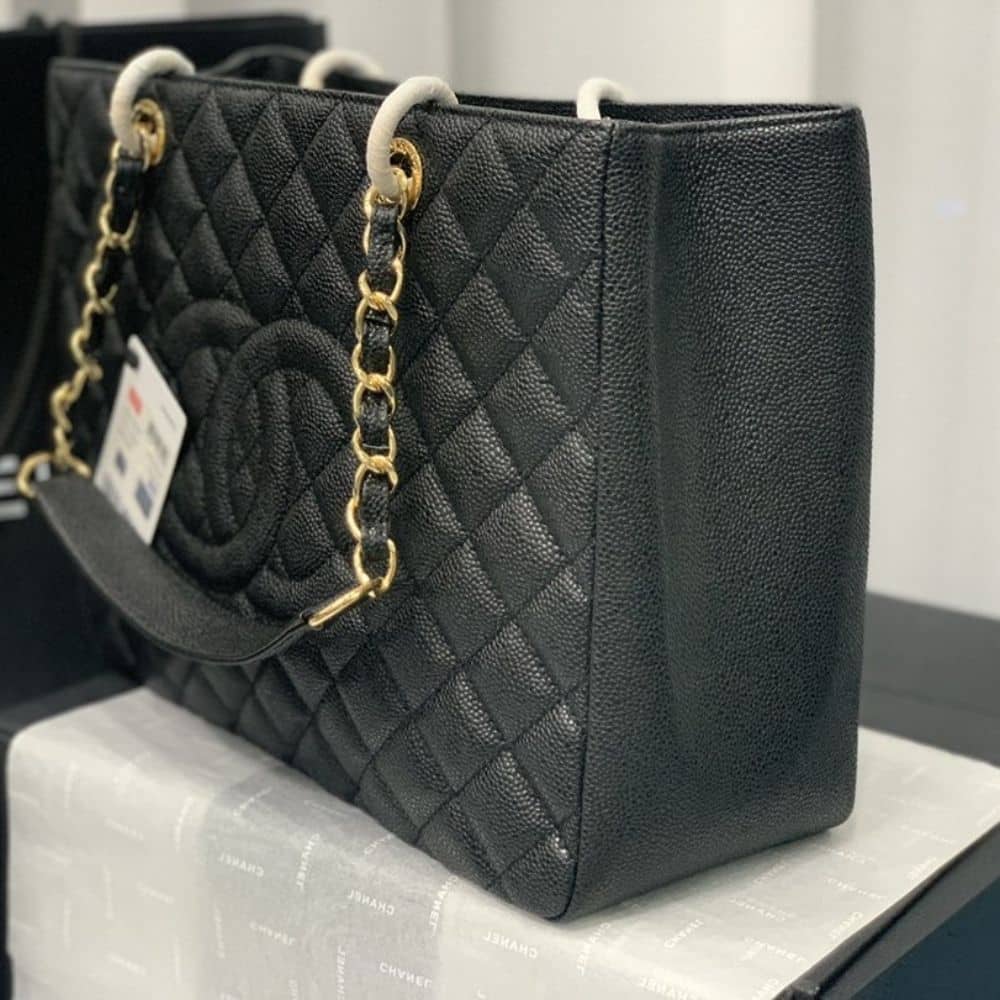 Chanel Grand Shopping Tote Black 33cm