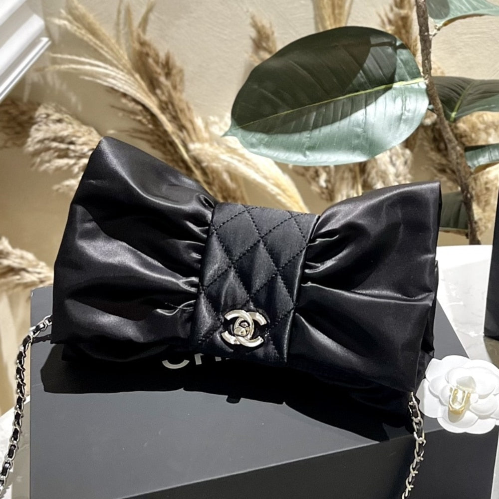 Chanel Clutch Bag Black 25cm AS4098 B13245 94305