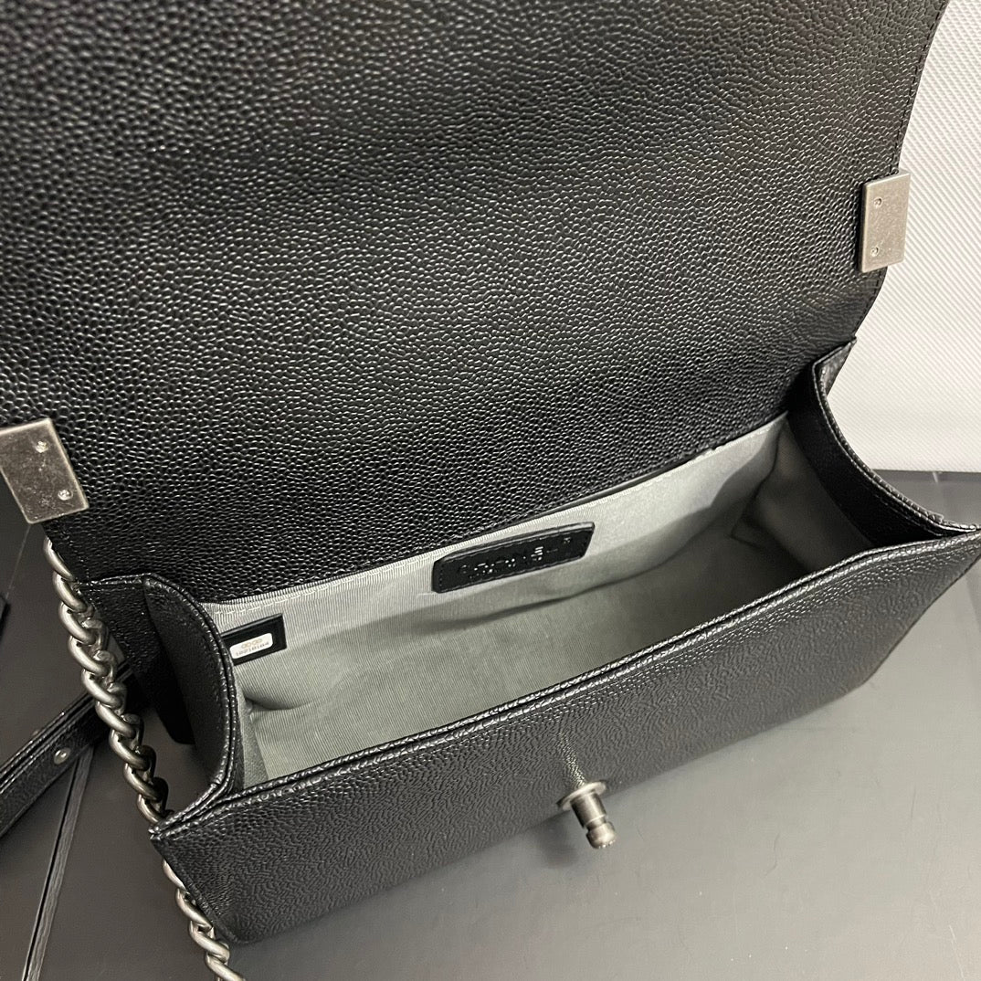 Chanel Boy Medium Handbag Black 25cm