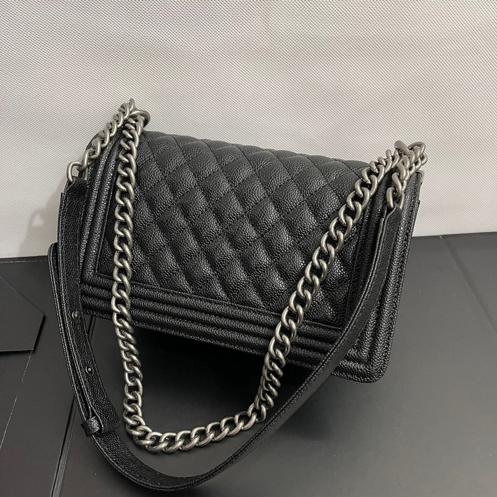Chanel Boy Medium Handbag Black 25cm