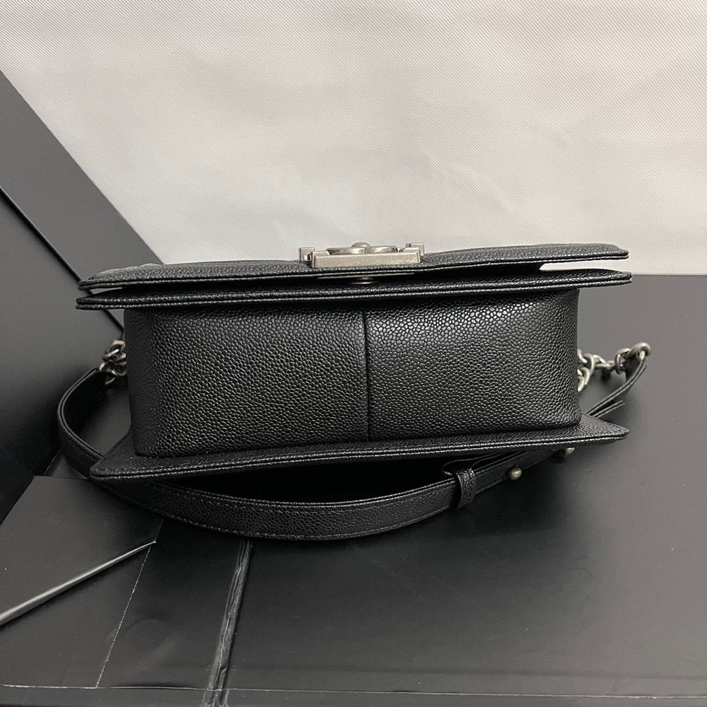 Chanel Boy Medium Handbag Black 25cm