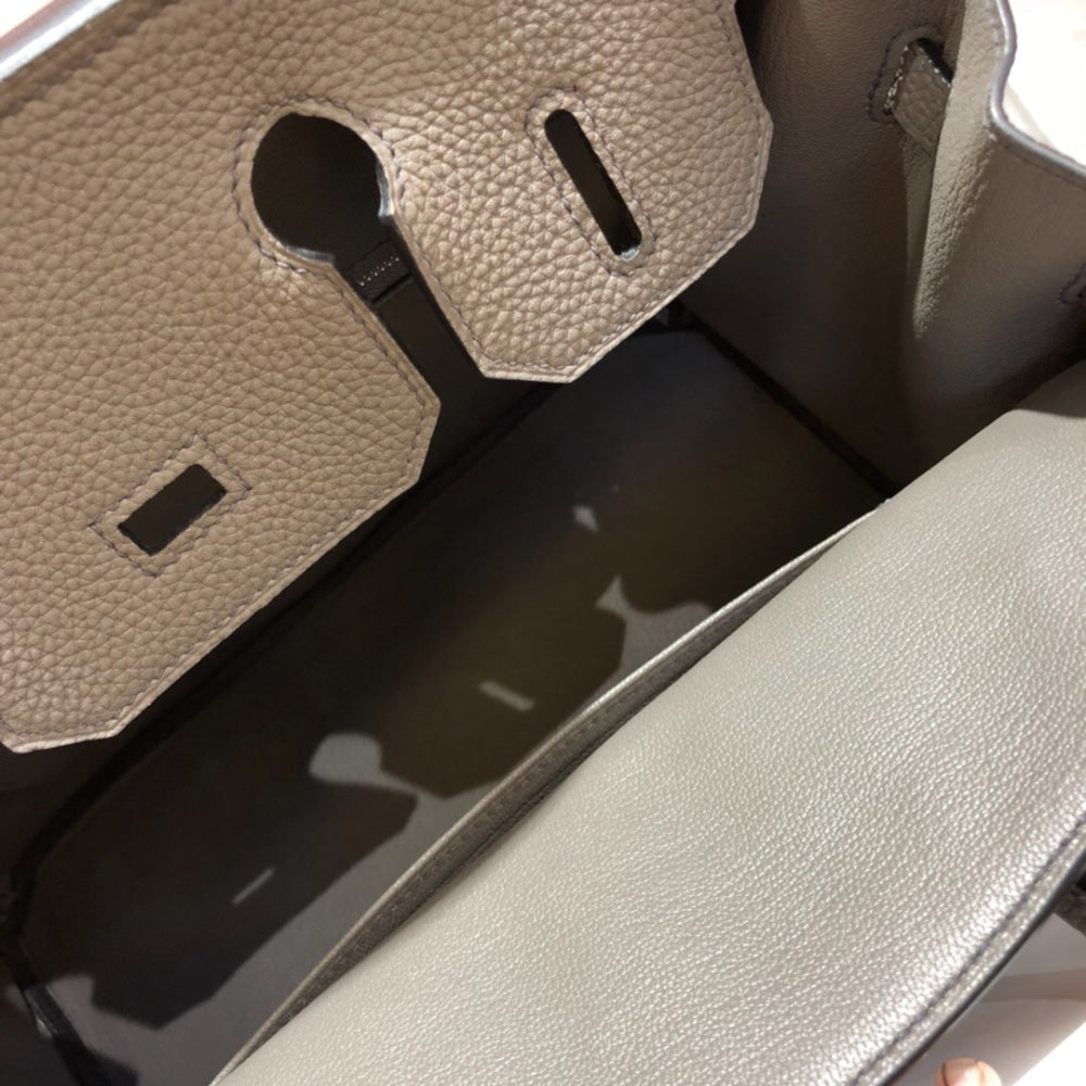 Hermes Birkin 25 Togo Gris Meyer 25cm