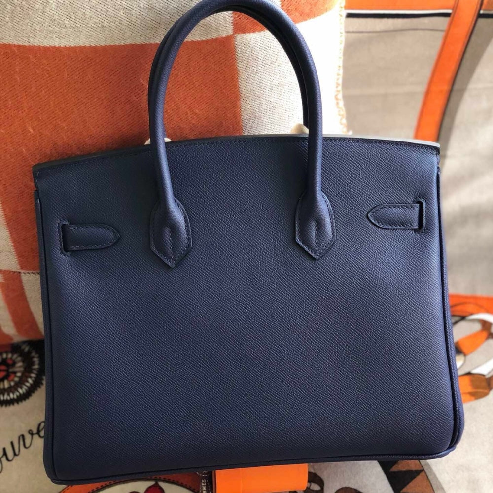 Hermes Birkin 25 Bag Epsom Bleu Saphire 25cm