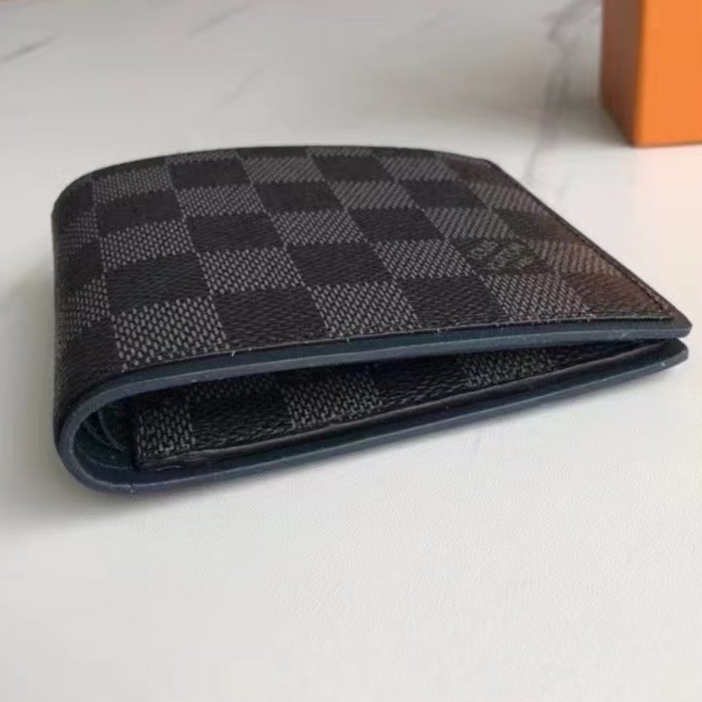 Louis Vuitton Multiple Wallet Navy Blue 11cm N63260