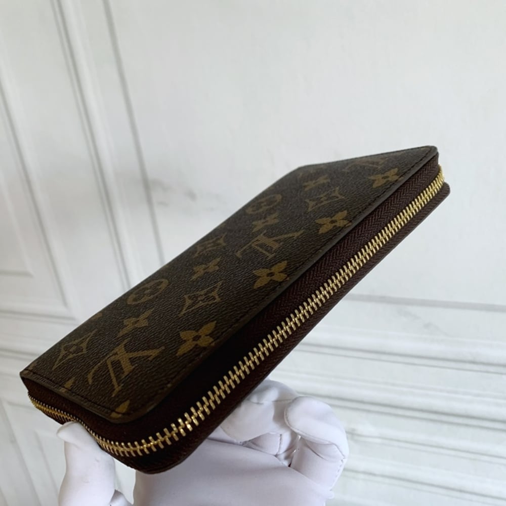 Louis Vuitton Monogram Zippy Long Wallet Brown 19cm M42616