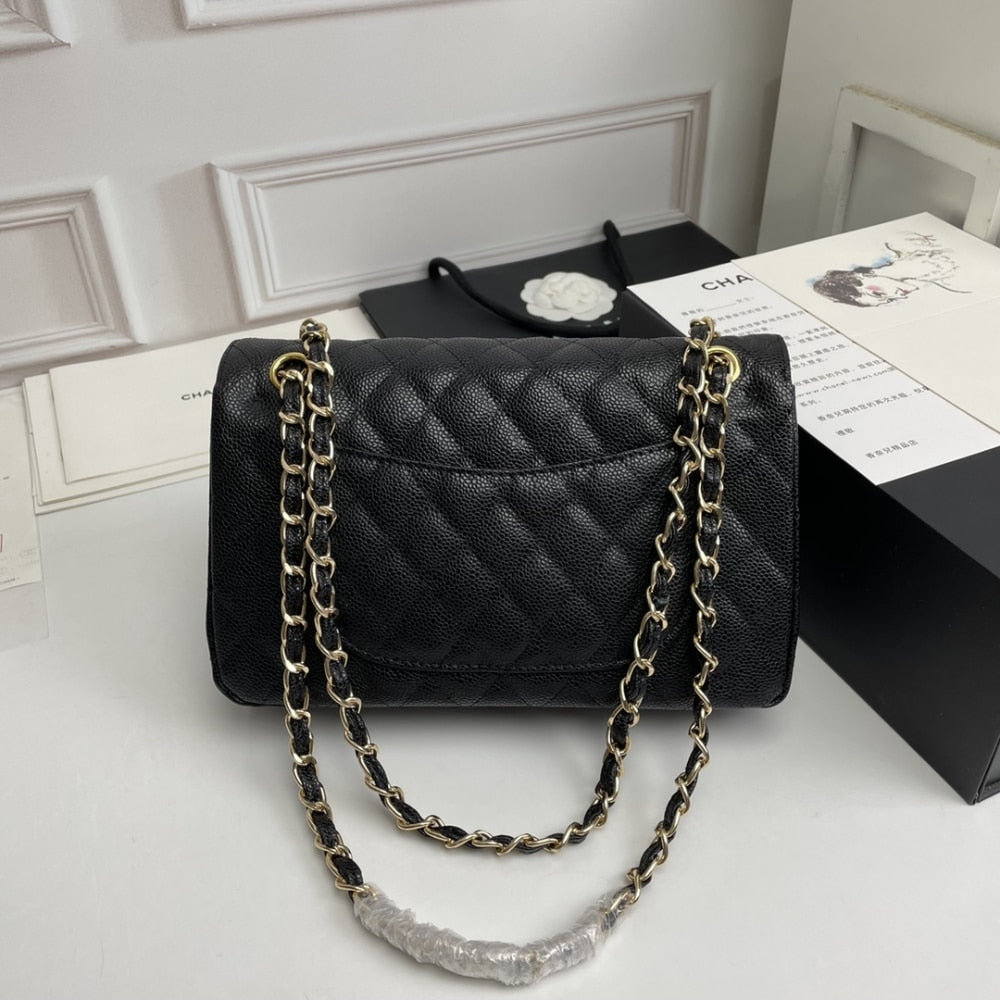 Chanel Classic Double Flap Bag Black 25cm A58600 Y01864 C3906