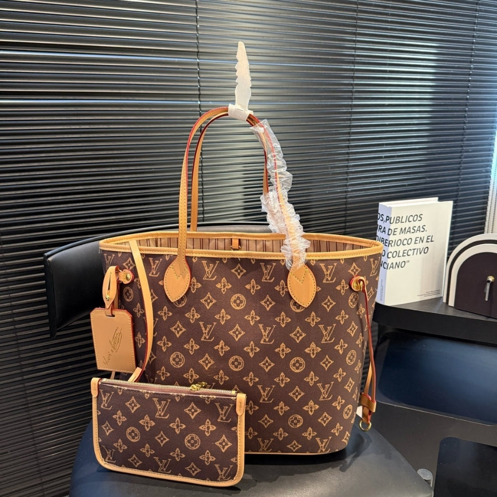Louis Vuitton Neverfull MM Monogram Origine Ebène 31Cm