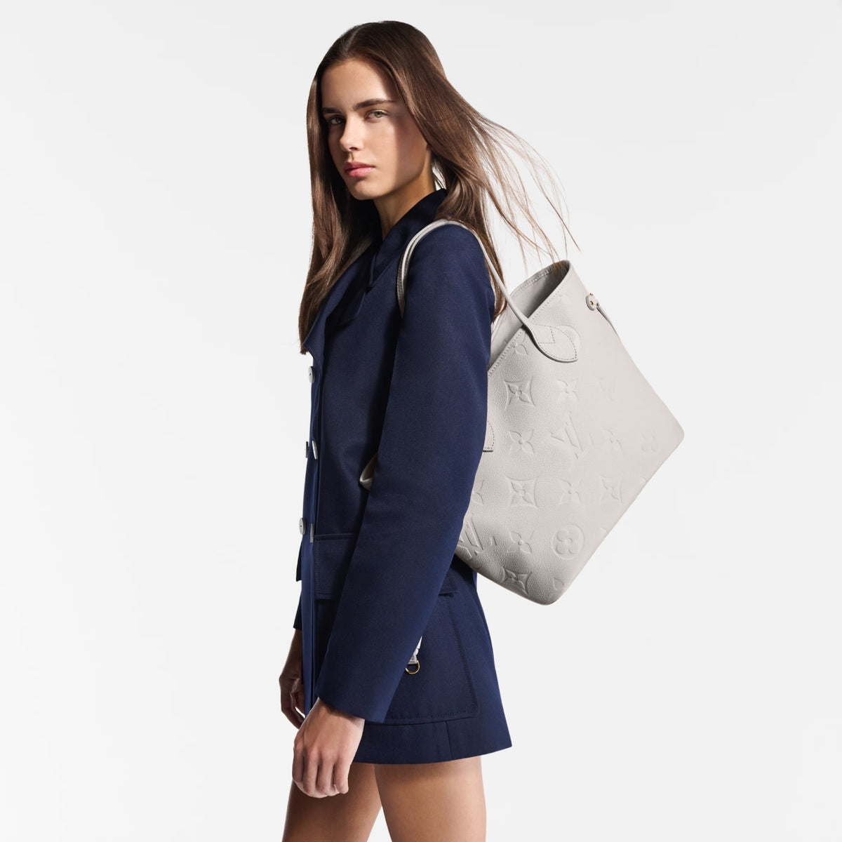 Mirror Quality – Louis Vuitton Neverfull MM Brume Gray 31Cm M13758
