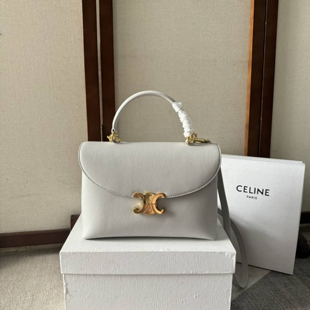Celine Medium Nino Bag Gray 25Cm 117523GG2 01RC