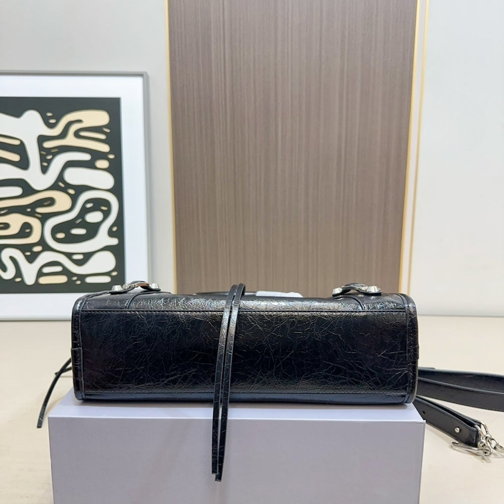 Balenciaga Le City Bag Mini In Black 24cm 8063952ABEK1000