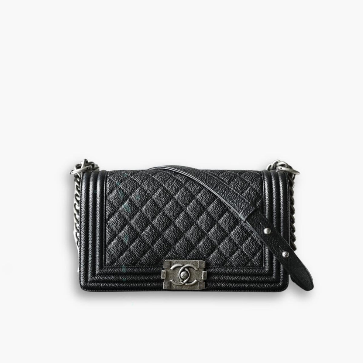 Chanel Boy Medium Handbag Black 25cm