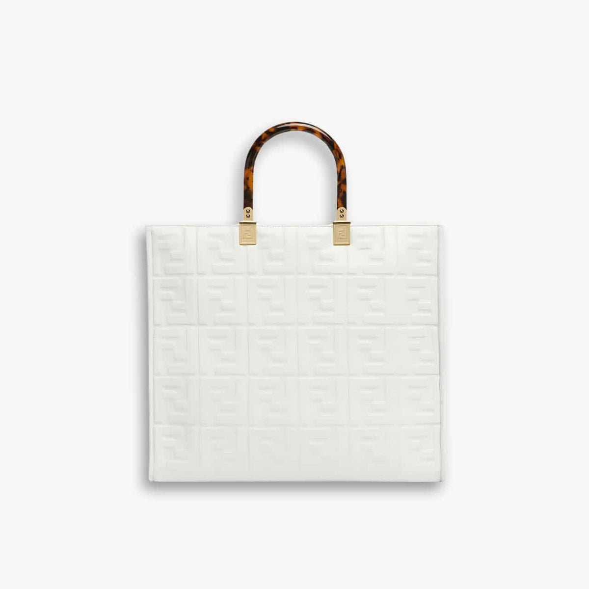 Fendi Sunshine Medium Bag White 35cm 8BH386AMCVF0QVL