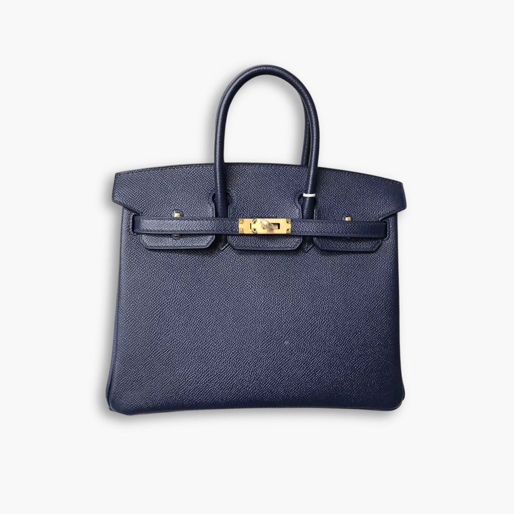 Hermes Birkin 25 Bag Epsom Bleu Saphire 25cm