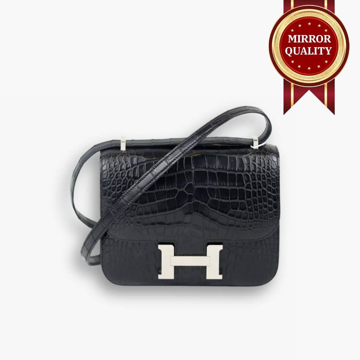 Mirror Quality – Hermes Constance Shiny Black 19Cm