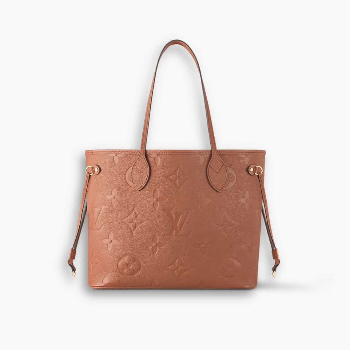 Louis Vuitton Neverfull MM Monogram Empreinte Cognac Brown 32cm M12605
