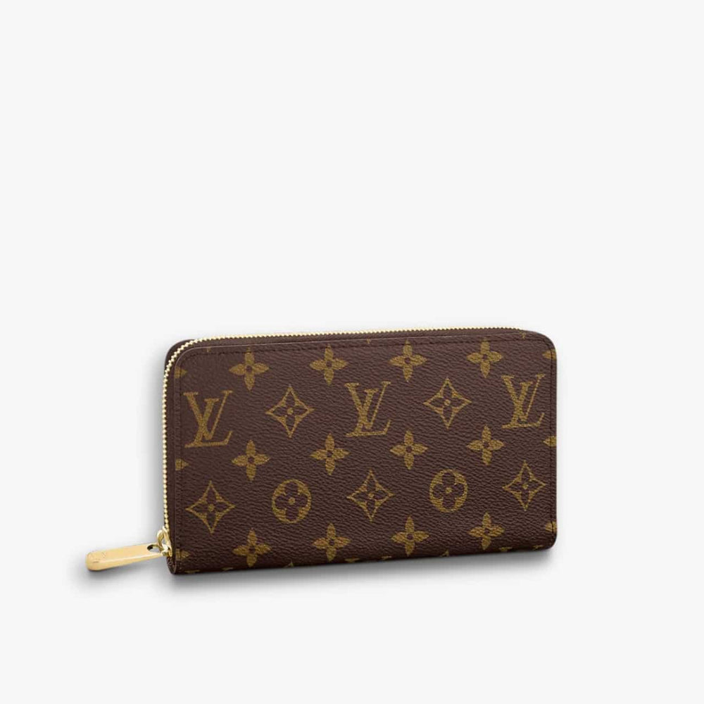Louis Vuitton Monogram Zippy Long Wallet Brown 19cm M42616
