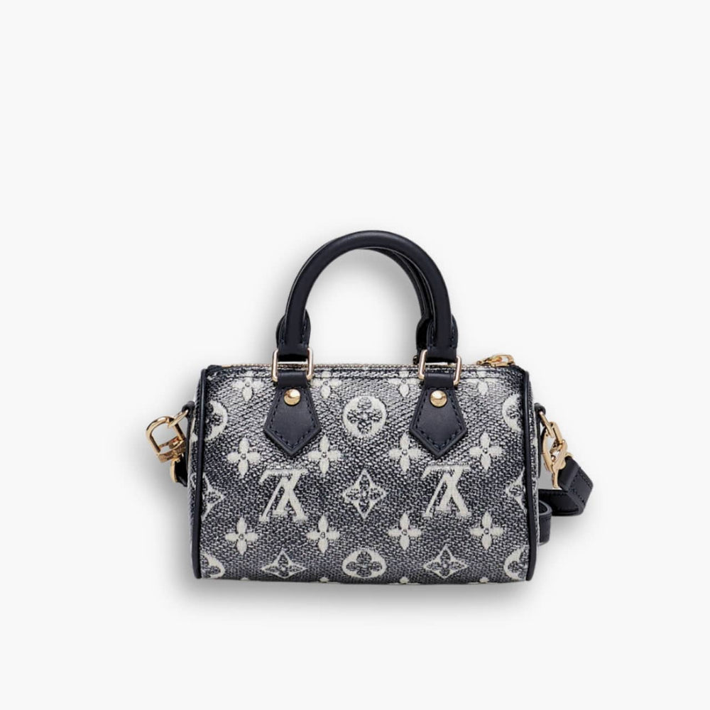 Louis Vuitton Nano Speedy Monogram in Denim 16cm