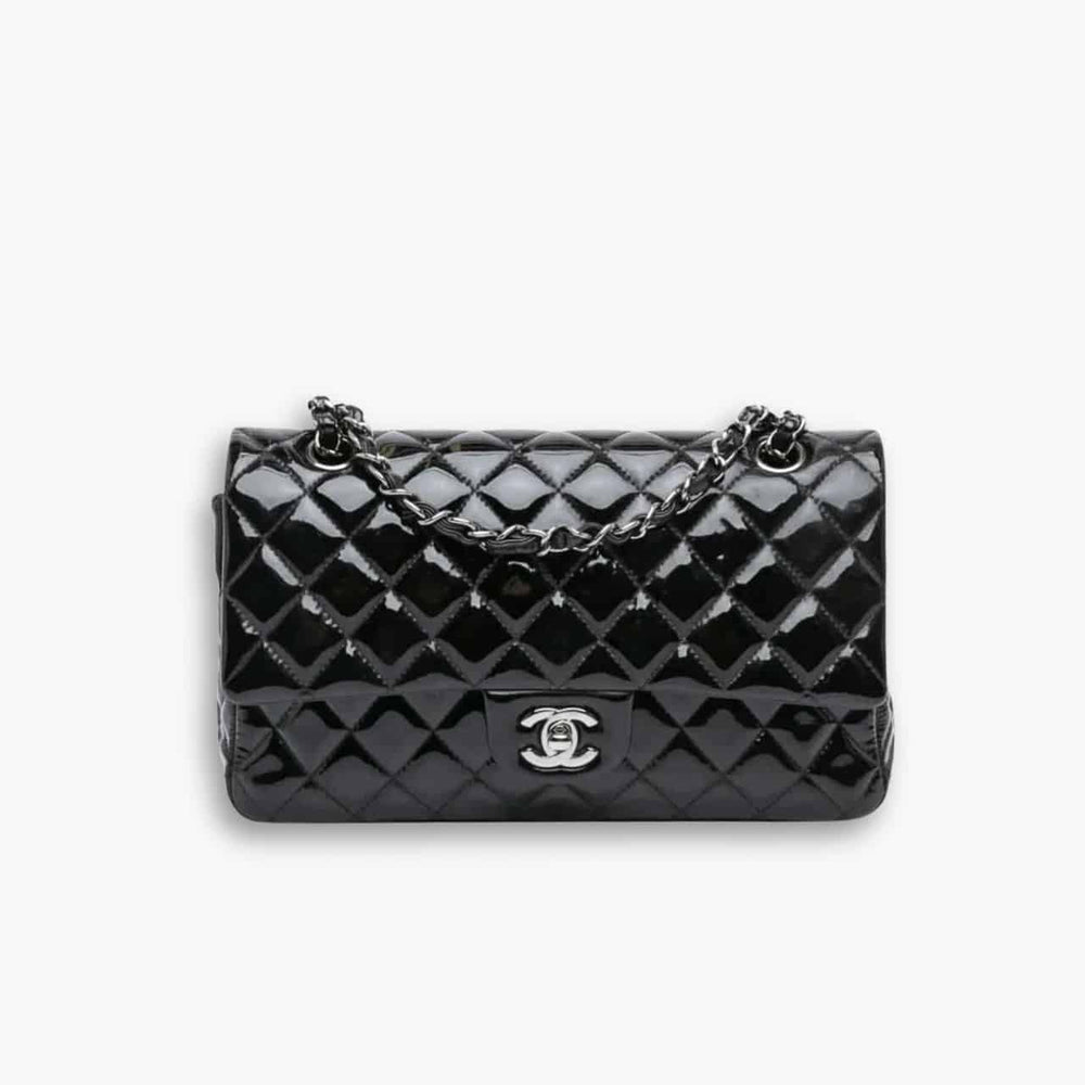 Chanel Medium Classic Double Flap Bag Black 26cm