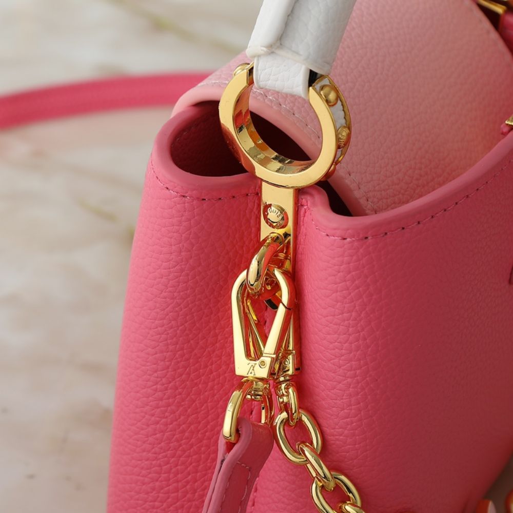 Louis Vuitton Capucines Mini Rose Chamallow Pink 21cm M22375