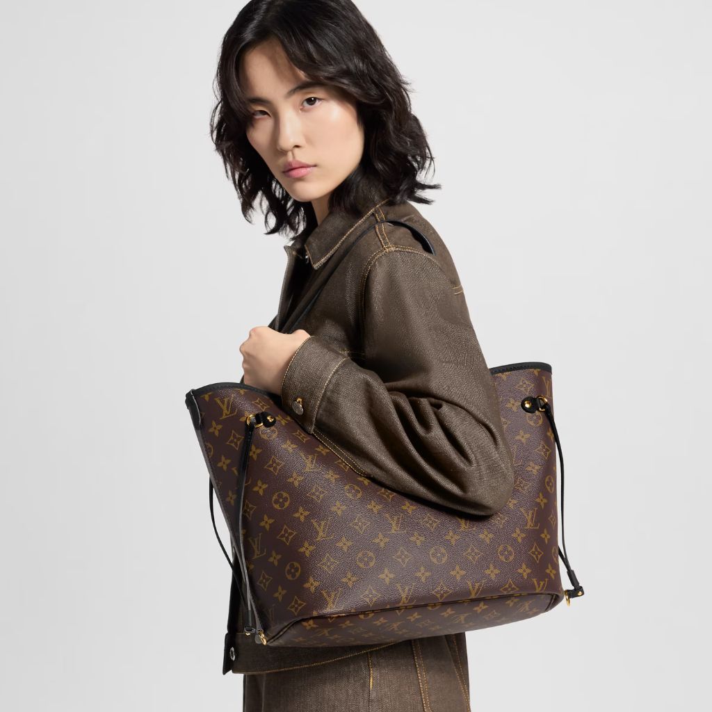 Mirror Quality – Louis Vuitton Neverfull Inside Out MM Black 31Cm M11946