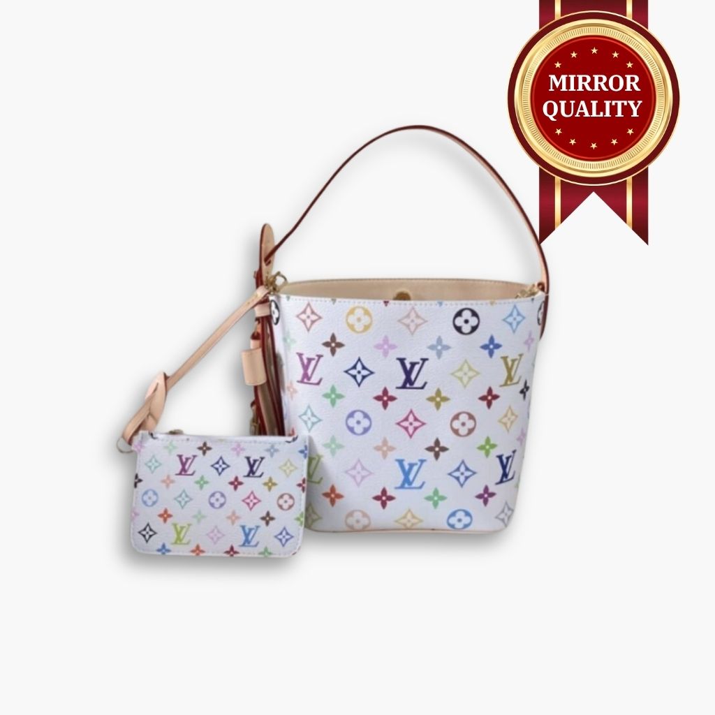 Mirror Quality – Louis Vuitton x Murakami All In BB White 18Cm M13089