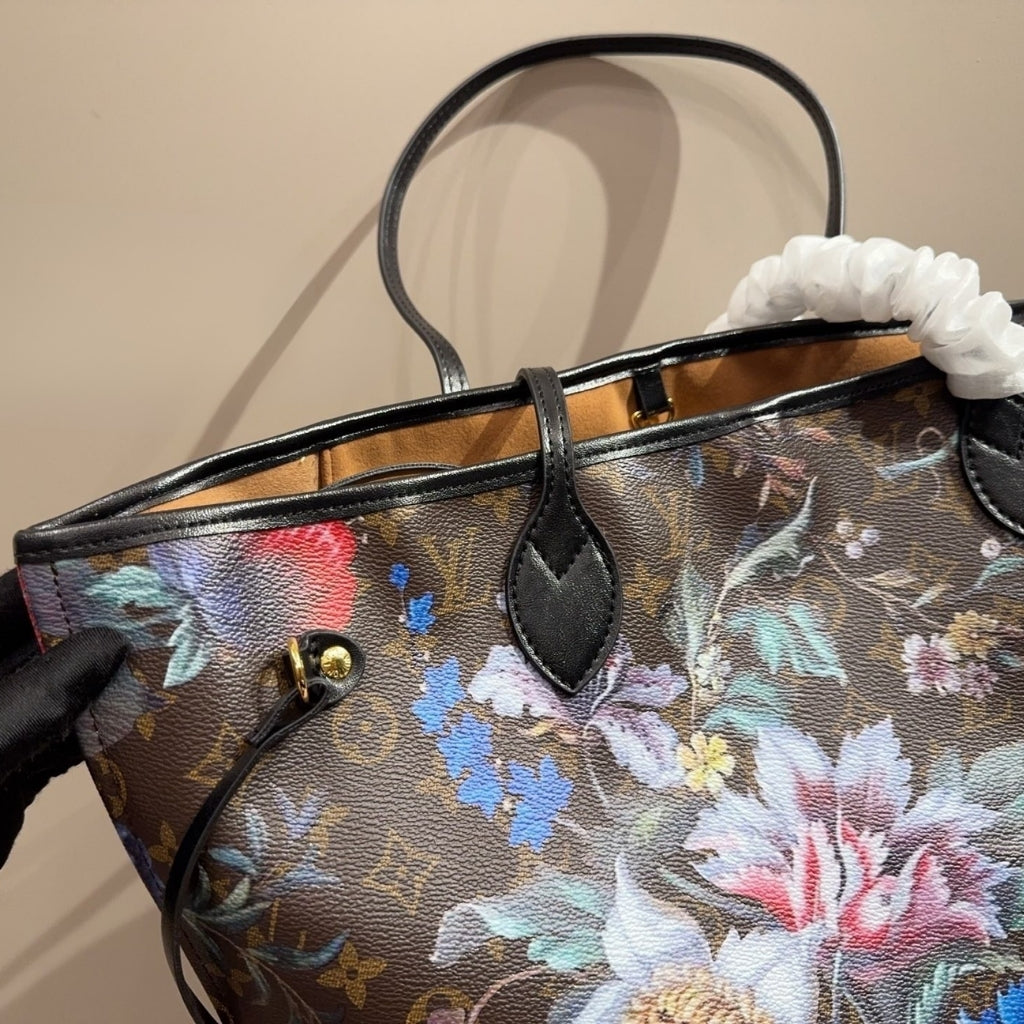 Louis Vuitton Neverfull MM Tote Bag Monogram Canvas Ebene 31cm M28918