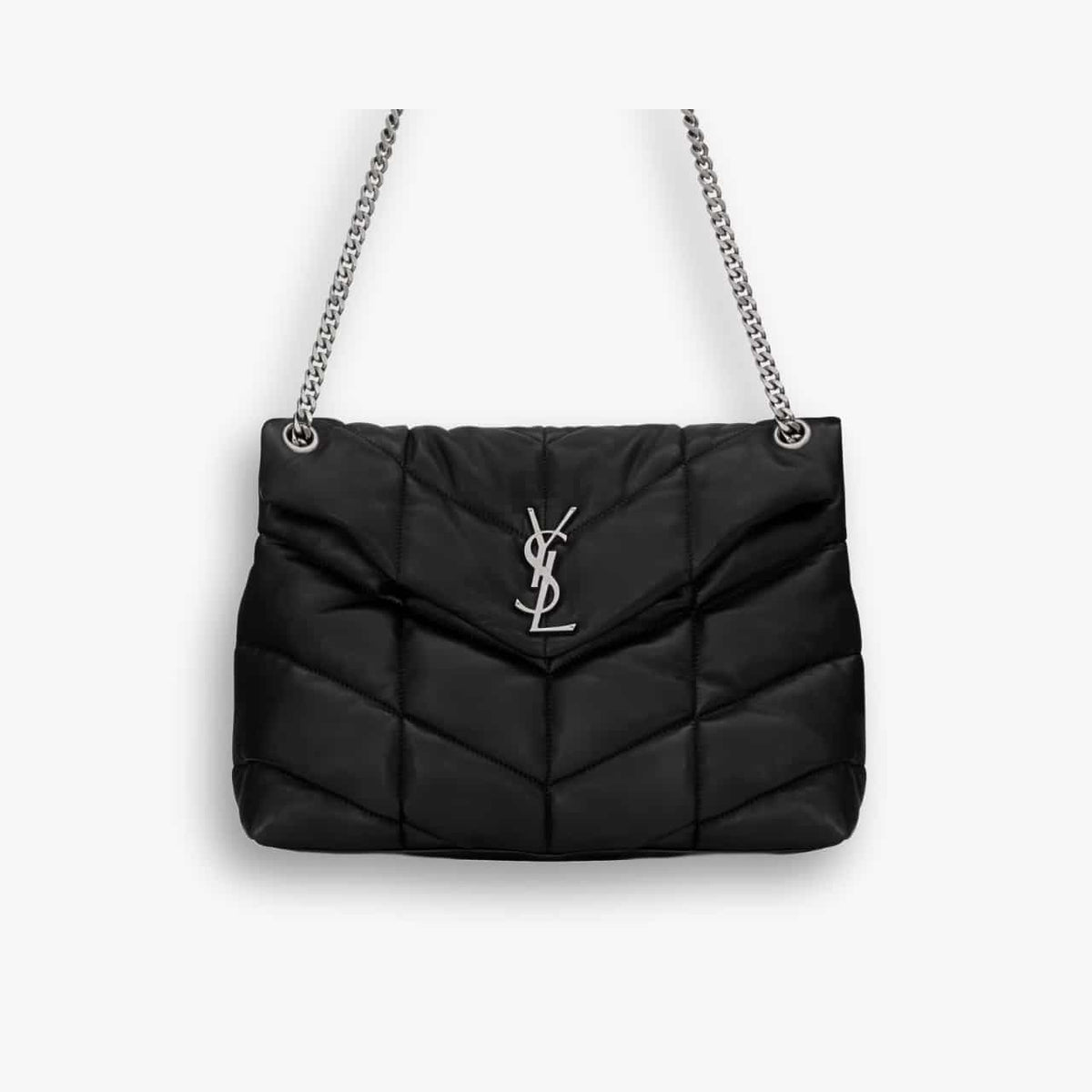 Saint Laurent Puffer Medium Black 35Cm 5774751EL001000