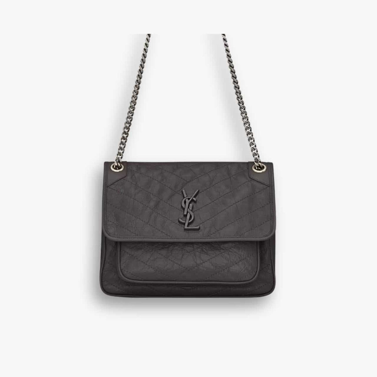 Saint Laurent Niki Medium In Vintage Storm 28Cm