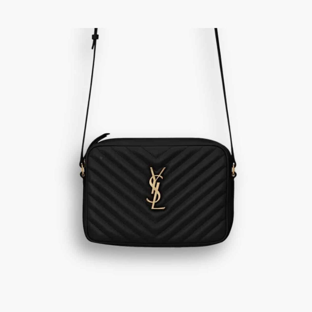 Saint Laurent Lou Camera Bag Black 23cm