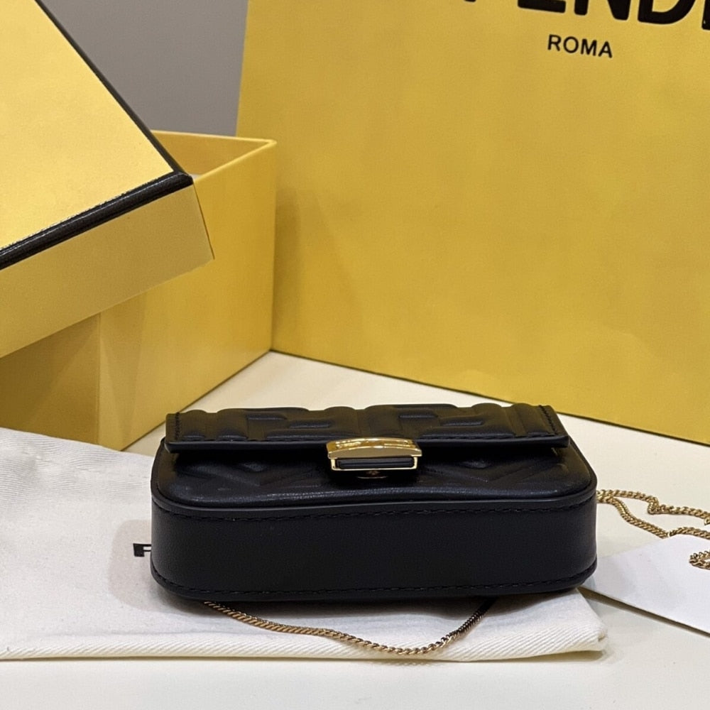 Fendi Baguette Bag Black 10cm 7AR844AAJDF0KUR