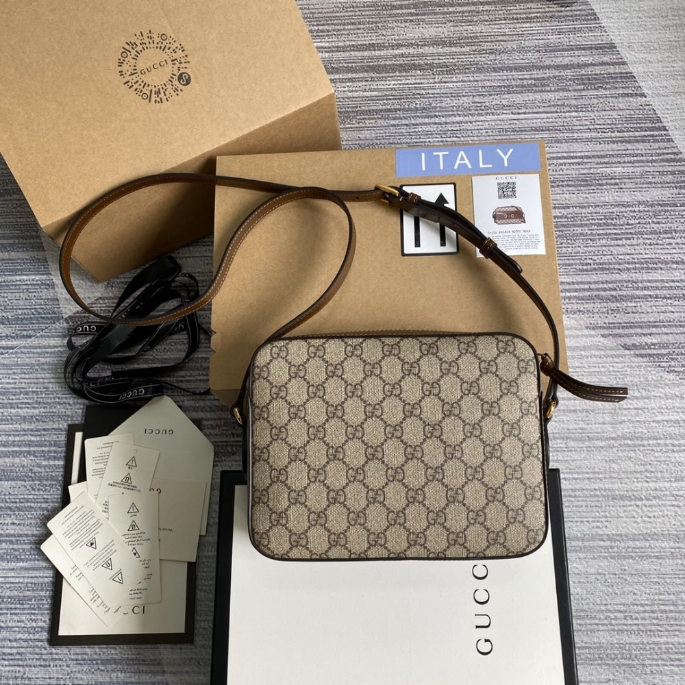 Gucci Horsebit 1955 Bag Brown 22.5cm 645454 92TCG 8563