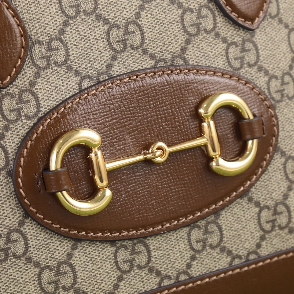 Gucci Horsebit 1955 Bag Brown 20cm 640716 92TCG 8563