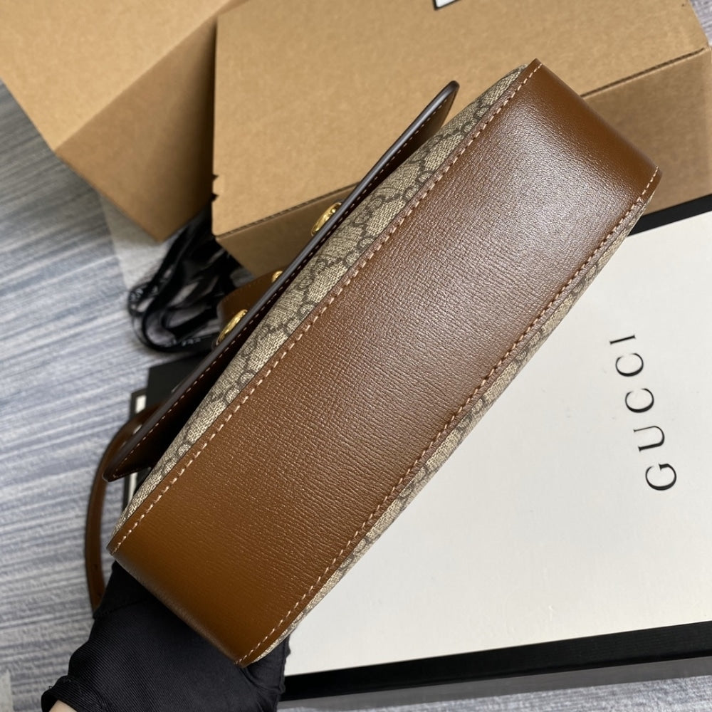 Gucci Horsebit 1955 Bag Brown 22.5cm 645454 92TCG 8563
