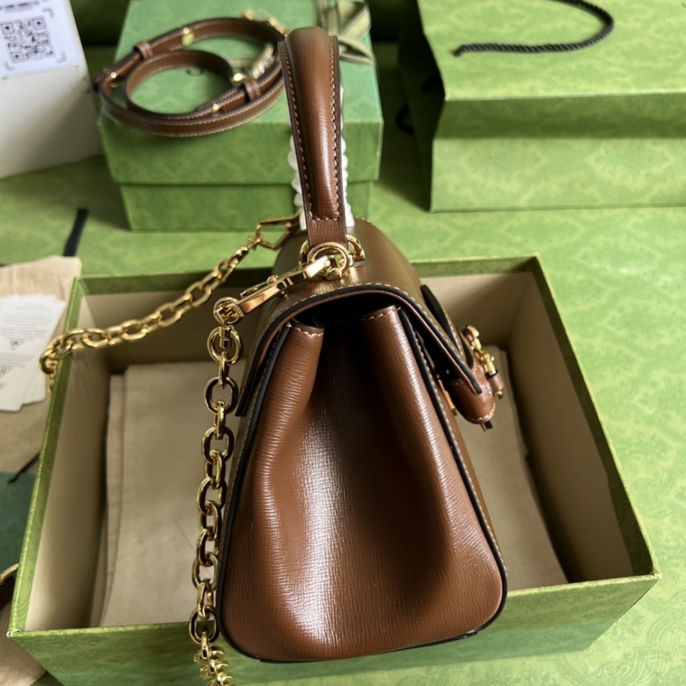 Gucci Horsebit 1955 Bag 22cm Brown 703848 AAA7G 2361