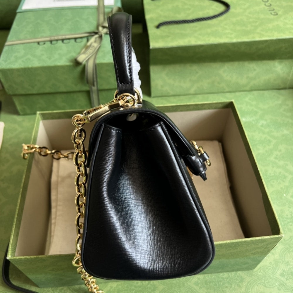Gucci Horsebit 1955 Bag 22cm Black 703848 AAA7G 1000