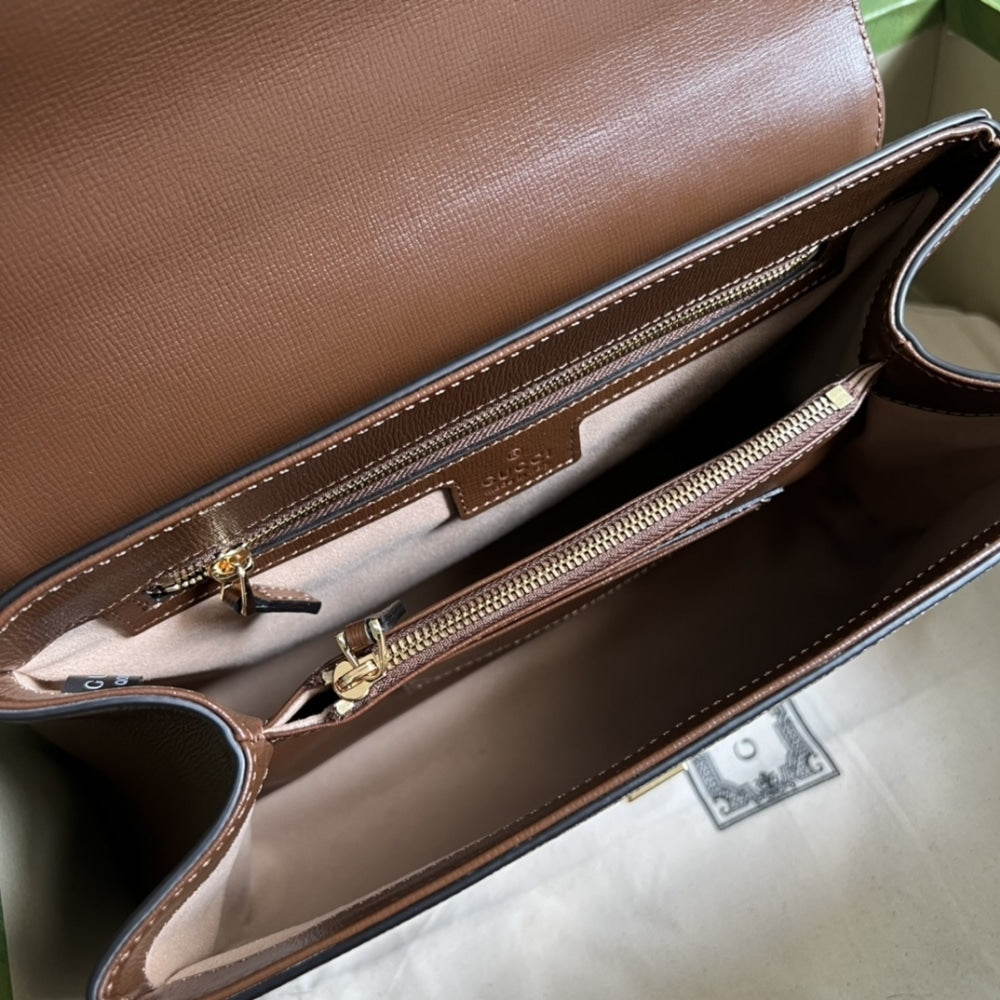 Gucci Horsebit 1955 Bag Ebony Brown 29cm 702049 9AAAJ 8563