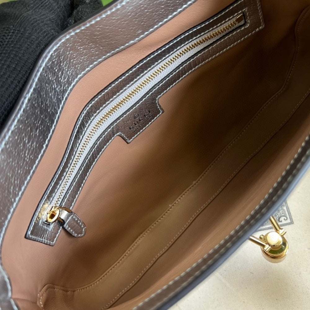 Gucci Jackie 1961 Small Bag 28 cm Silver 636709 1TR0G 8106