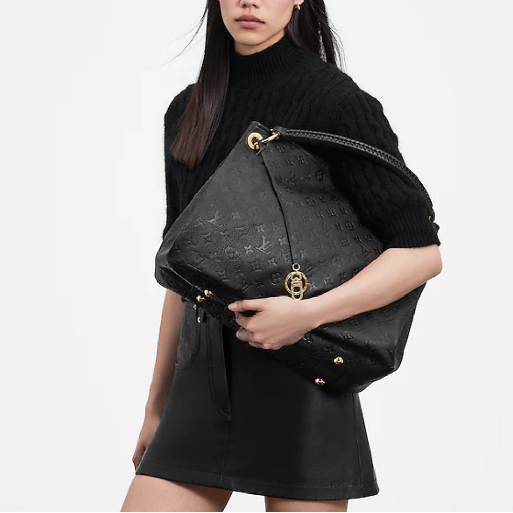 Louis Vuitton Artsy MM Monogram Black 41cm